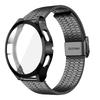 For samsung galaxy watch 7 6 5 4 40mm 44mm 5pro 45mm band+case TPU Bumper 6classic 47mm 43 stainless steel strap protector case