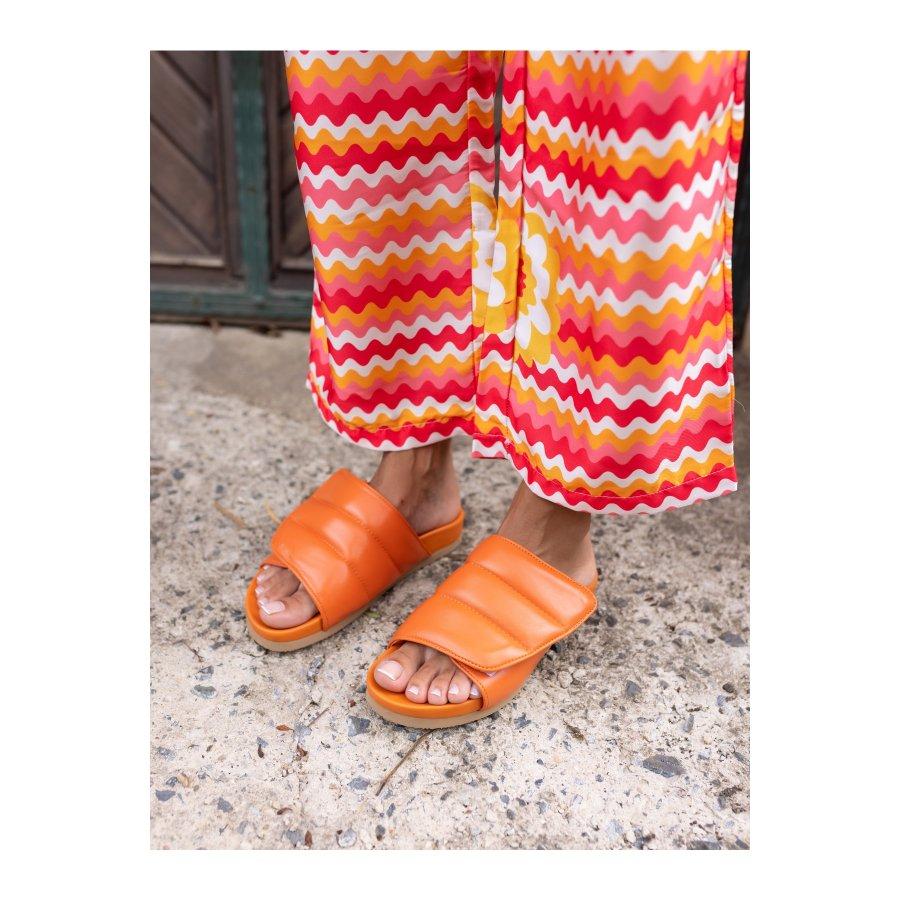 Женские летние повседневные тапочки из натуральной кожи