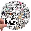 50Pc Skateboard Stickers Cute Fat Panda Stickers Skateboard Extreme Sports Stickers Trolley Case Guitar Mug Notebook Trend Stickers