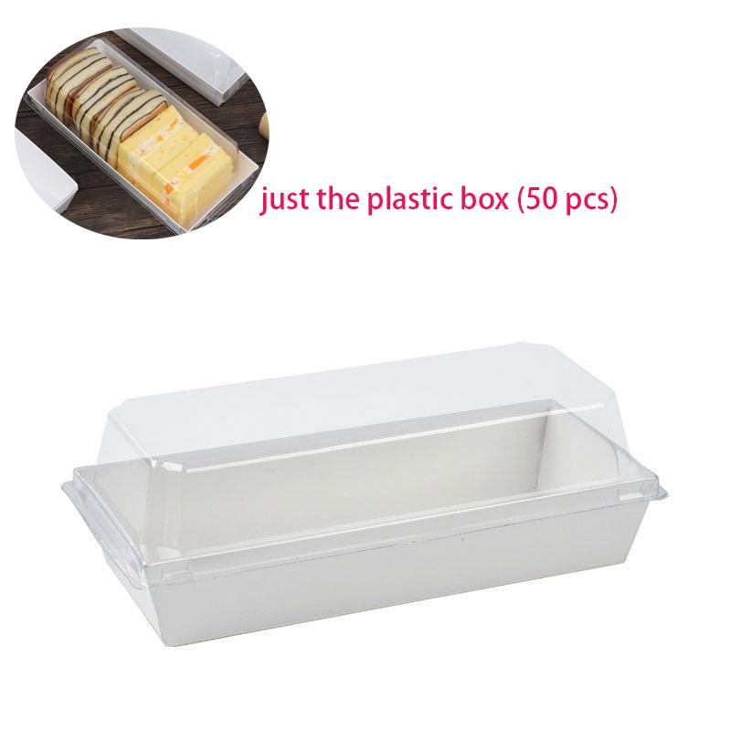 Высококачественная белая картонная коробка для длинной квадратной трехминутной бумажной коробки с мясной нитью, маленьким пирогом с яичным желтком в форме ракушки, слоеным пирогом, коробка для рулона полотенца