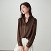 SOFSIL Women's French Style Silk Long Sleeve Shirt