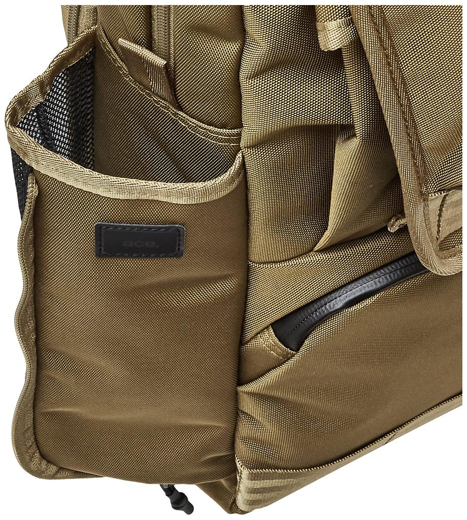 Рюкзак Ace Gene Multitide с дождевиком, имеет карманы, устойчивые к дождю и пыли, вмещает 14-дюймовый ноутбук, 67583, мужской, цвет «койот», размеры: H42 x