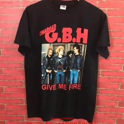 Charged Gbh Band Vintage Retro T Shirt Give Me Fire Gift For Rock Fan Te1110 Vintage Designer Clothes Slightly