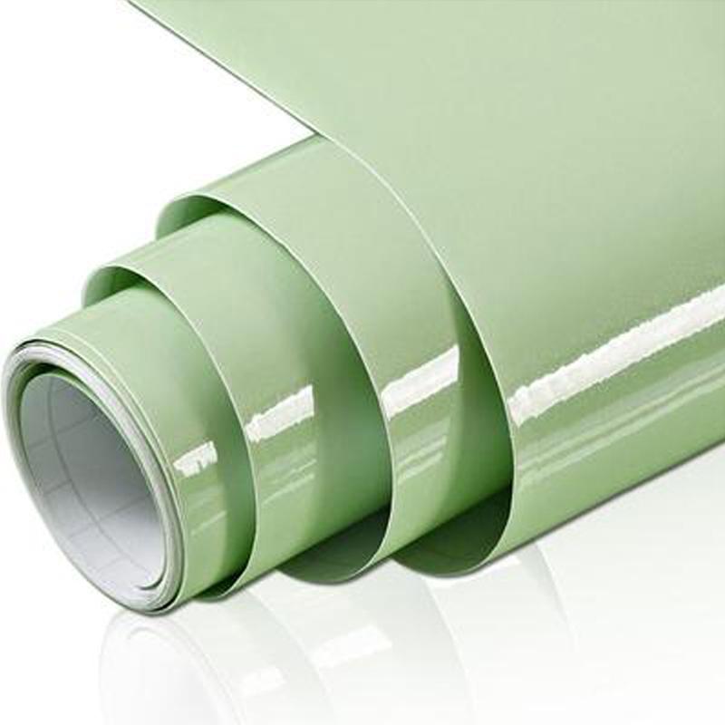 Новые жемчужно-глянцевые самоклеящиеся водонепроницаемые обои из ПВХ, наклейки для кухонного шкафа, ремонт мебели