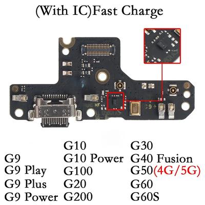 USB-док-станция для зарядки для Motorola Moto G9 G100 G200 G30 G40 G50 G60 G60S Power Plus Play Плата модуля зарядки Порты гибкого разъема