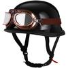 German Retro Motorcycle Helmet Unisex Four Seasons Harley Electric Bike Biker Half Cover Style Soldier Helmet