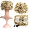 Curly Hair Chignons Hair Bun Claw Clip On Hair Wedding Retro Style