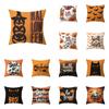 Хэллоуин тема ужас тыква черный кот принт узор наволочка дома гостиная диван украшения подушка наволочка
