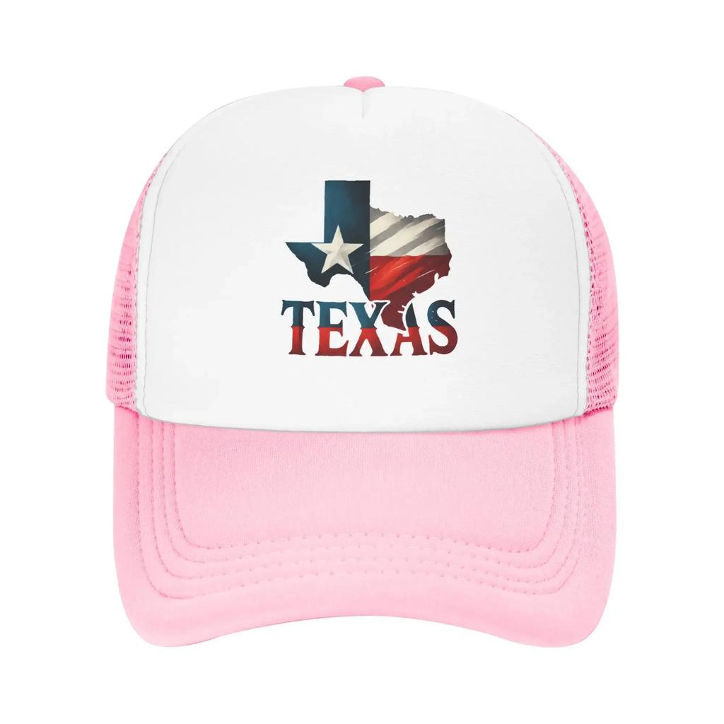 Ретро Флаг штата Техас Америка Спортивная сетчатая бейсболка Женская Мужская Весенняя Женская Пляжная солнцезащитная кепка Хип-хоп Тракер