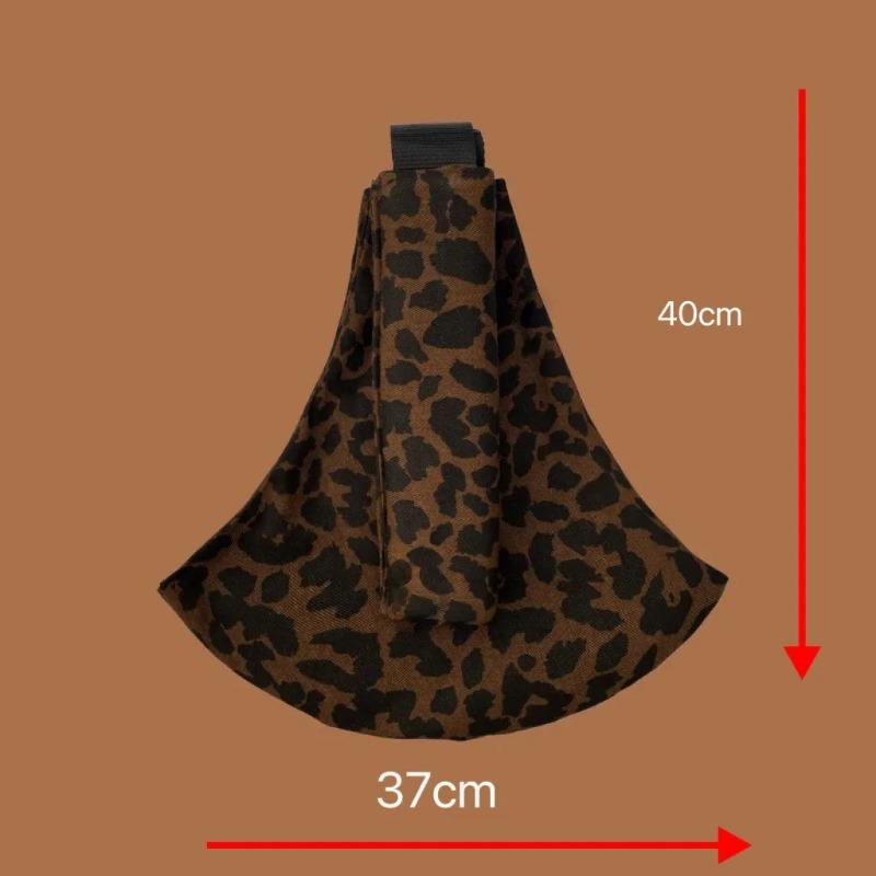 Портативный новый с леопардовым принтом через плечо переноска для младенцев, удобная для родителей, покупок, путешествий и поездок с детьми