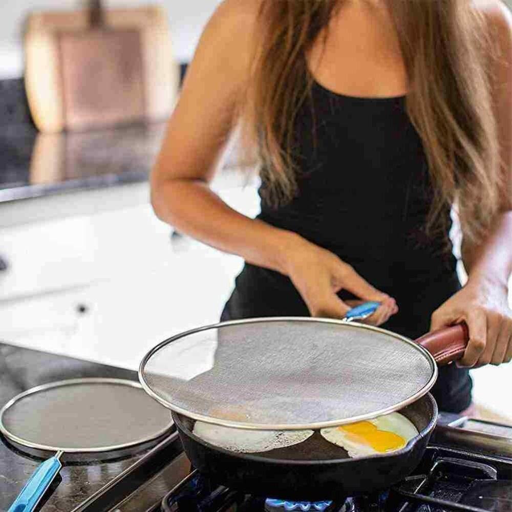 Защитная крышка от брызг для жарки, защитная сетка для масляной сетки, защитная сетка для защиты от брызг жира