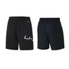 Li-Ning Модный тренд с принтом логотипа letter Быстросохнущие Дышащие Удобные Универсальные Повседневные шорты Мужские шорты YKSV113-1+YKST119-1