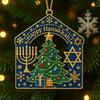 Счастливой Хануки Рождественское украшение на елку Акриловое Еврейское Ханука Рождественские украшения Духовные подарки для мужчин женщин взрослых