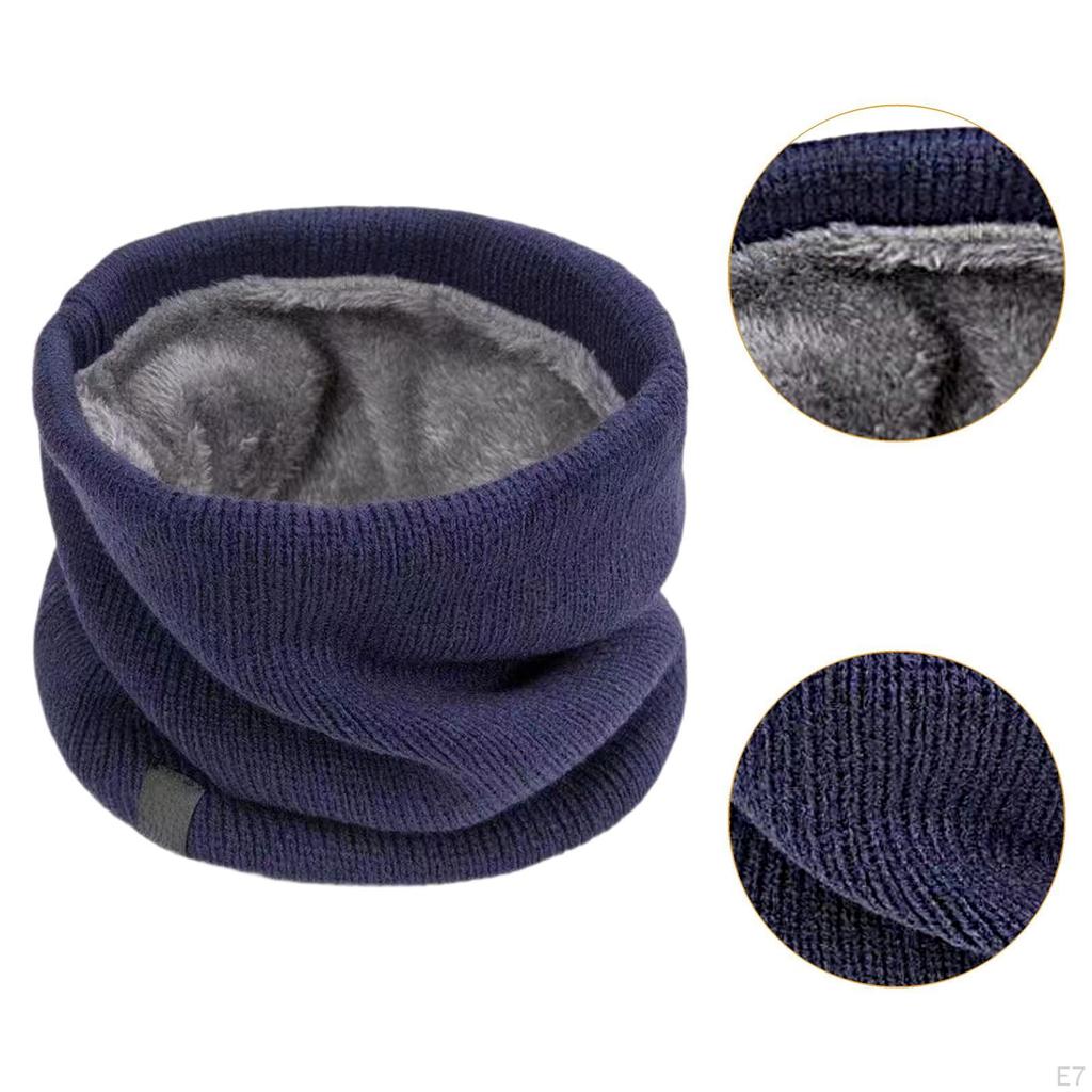 Зимний шарф-гетр с флисовой подкладкой для бега, сноуборда, катания на лыжах, велоспорта