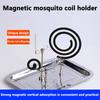New 1/5 Pcs Magnetic Mosquito Coil Holder Creative Repellent Incenses Rack Heat Resistant Safe Home Anti Mosquito Accessories