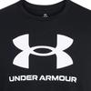 Under Armour Футболка с круглым вырезом и коротким рукавом с логотипом, мужские топы, черные 1382911-001