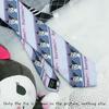Trendy Arrowhead Type Tie With Kuromi And Sanrio Stripes