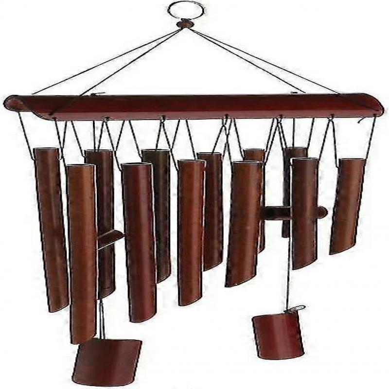 Vintage Deep Relaxing Bamboo Chapel Bells Windmill Wind Chimes Decor, Others, Style 6