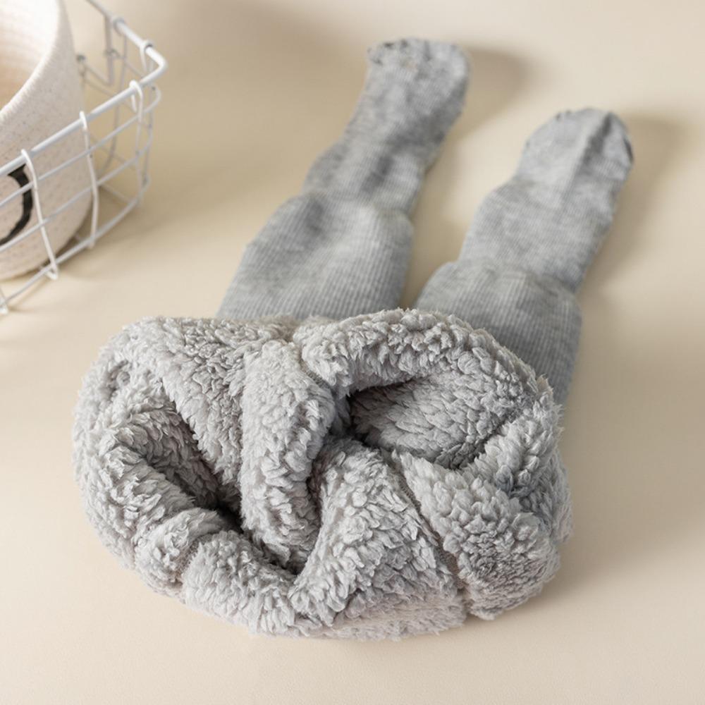 Однотонные теплые колготки Утепленные детские леггинсы Модные детские брюки