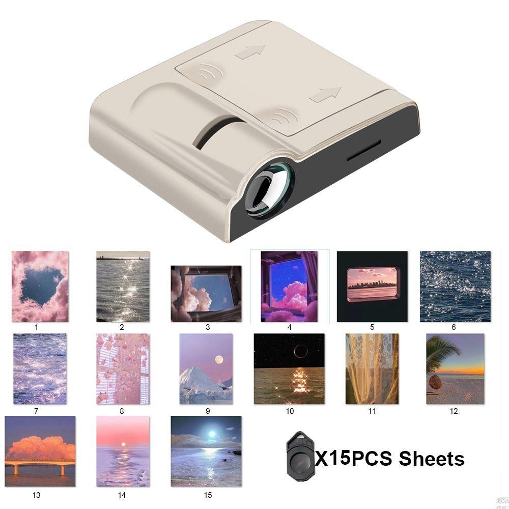 Birthday Gift Landscape Background LED Light Earth Moon Photography Lamp Moon Galaxy Projector