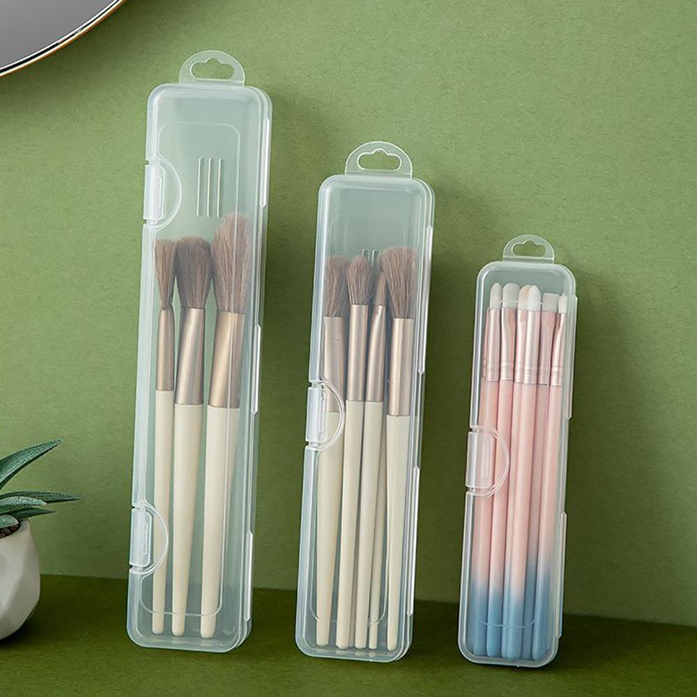 Портативный ящик для хранения столовых приборов, пылезащитный регулируемый ящик для хранения кистей для макияжа, водонепроницаемый пылезащитный ящик для хранения кистей для макияжа