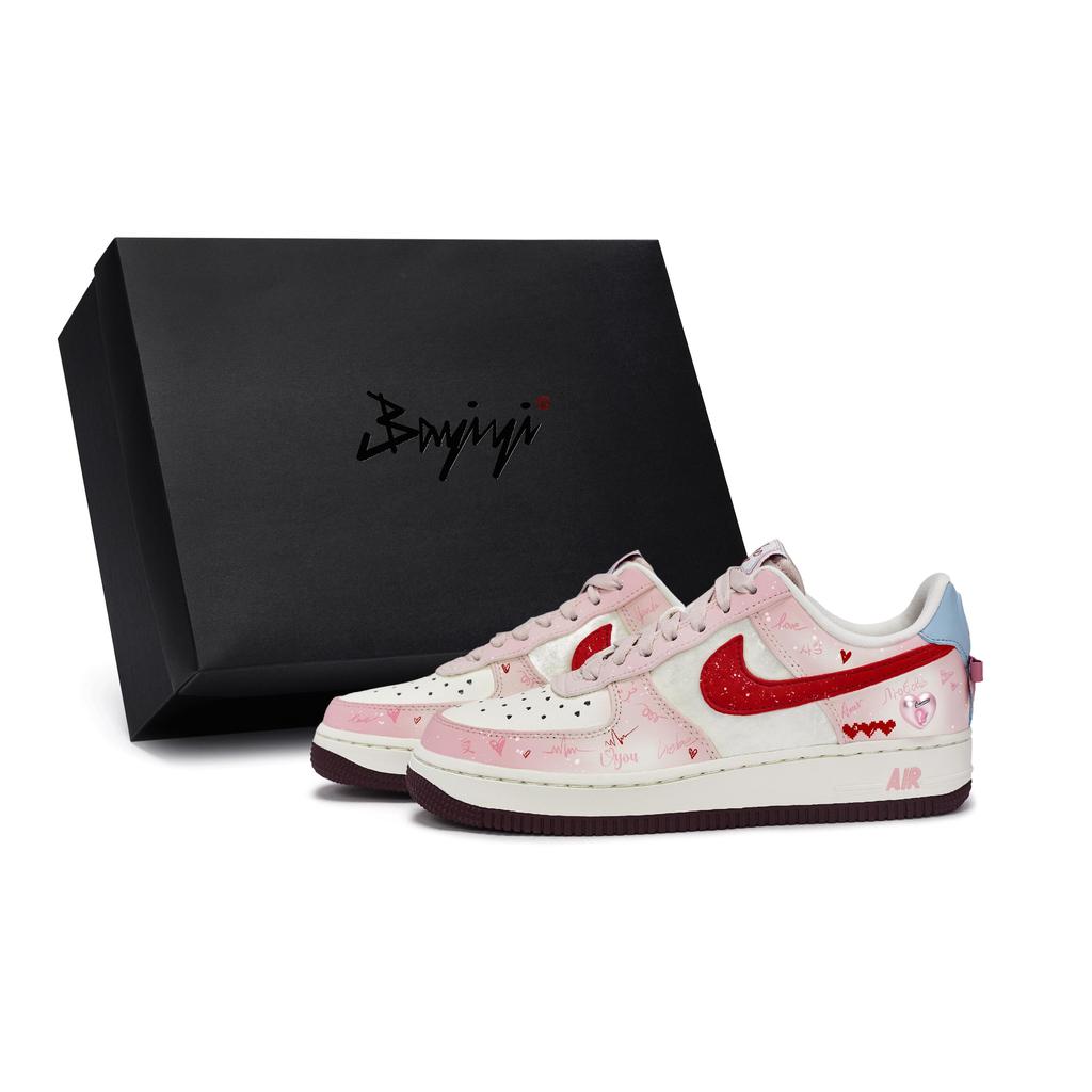 Nike Air Force 1 811 Производство, Любовь с первого взгляда, Специальная коробка для обуви Низкие кеды для скейтборда Унисекс IQ4937-161(Team80-S-BOX)