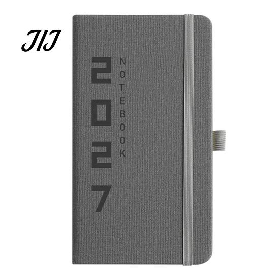 Office Productivity Tool 2027 Daily Weekly Planner with Elastic Strap And Pen Holder, PU Holder Leather Cover Agenda Notebook, Pocket Size Schedule