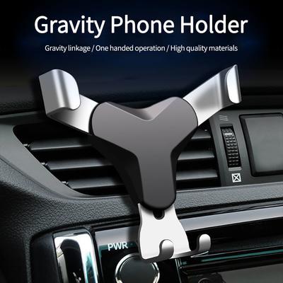 НОВЫЙ автомобильный держатель для телефона Gravity Air Vent, универсальный мобильный телефон с поддержкой GPS, простая автомобильная подставка для навигации для iPhone 14 13 Samsung