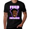 Футболка Feed Freddie Повседневная Минималистичная Топ с коротким рукавом
