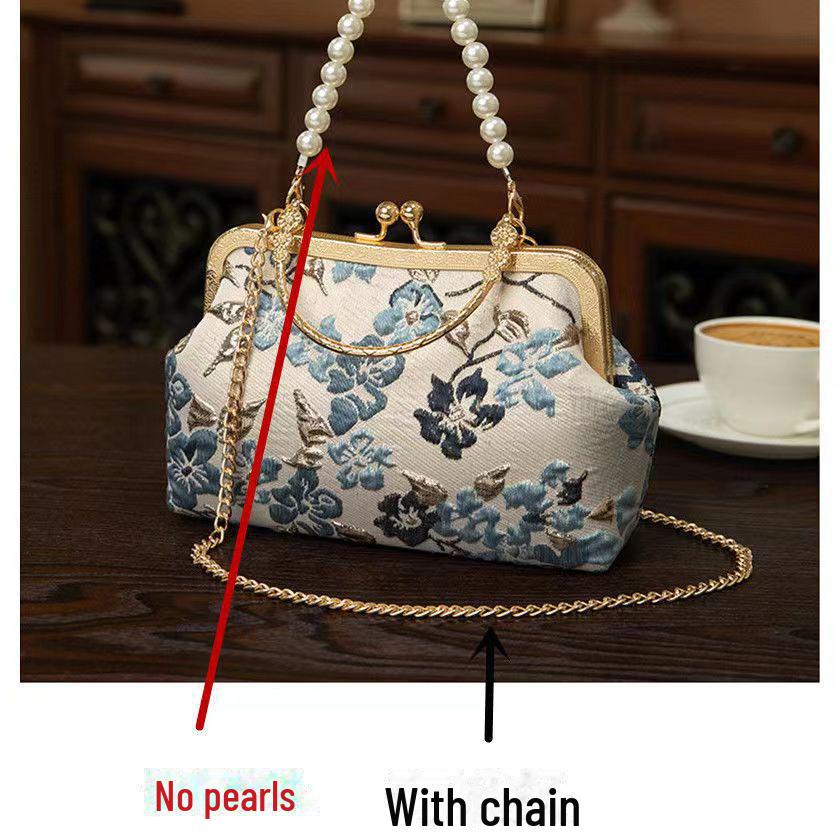 Сумка-чеонгсам в стиле ретро в китайском стиле и юбка-ханьфу с изображением лошадиной морды через плечо с золотым кошельком