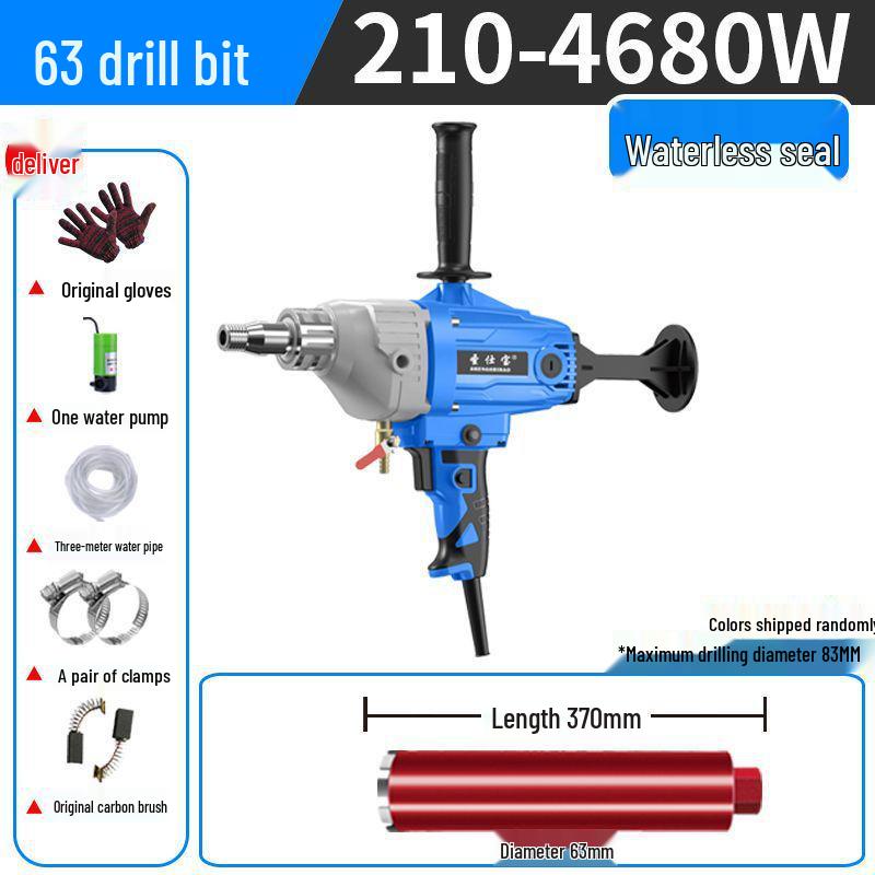 Metabo High-Power Handheld Electric Diamond Core Drill for Concrete