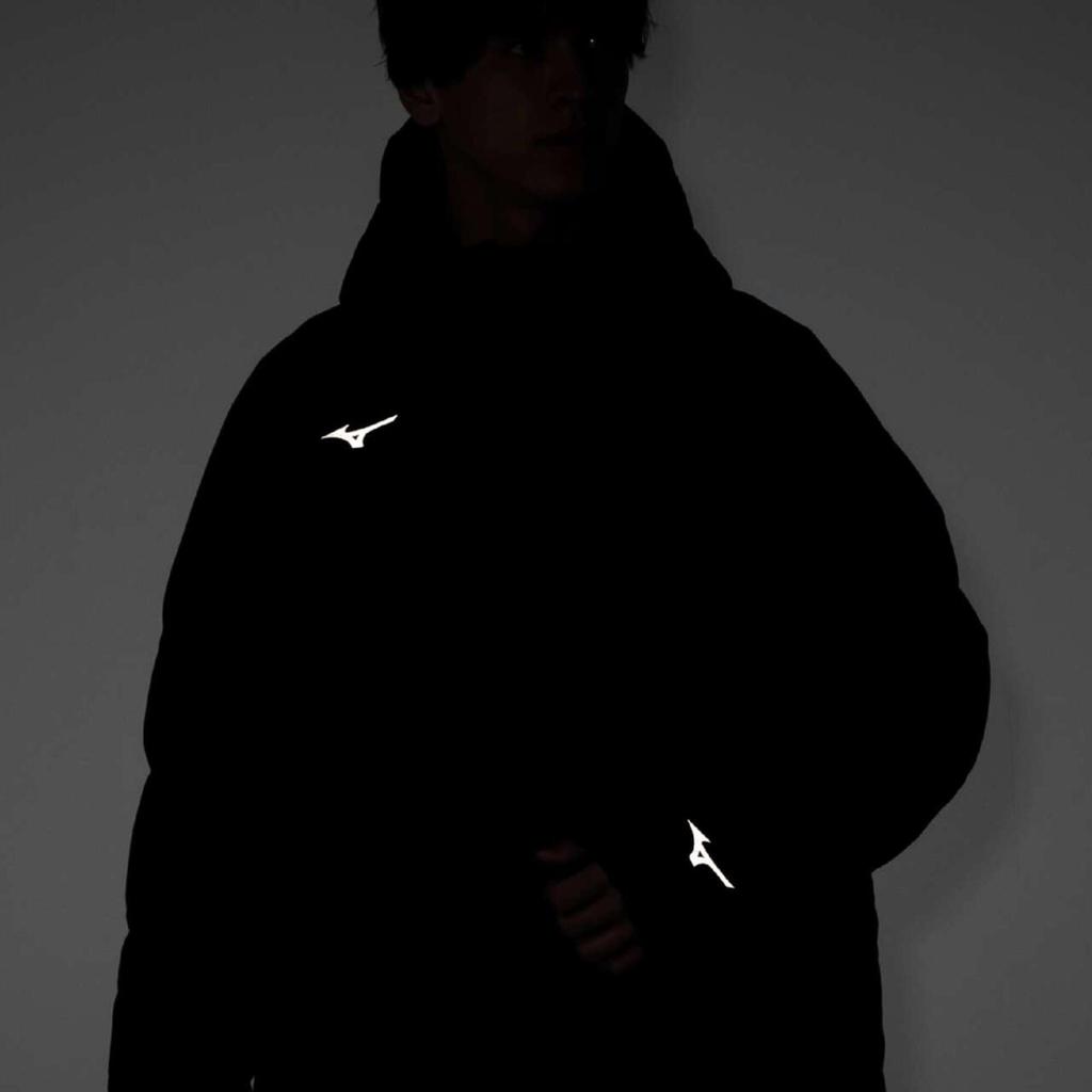 Training Wear Down Long Coat Water Repellent 32MEB550 Pageant Blue [Mizuno]