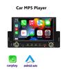 1 Din 6,2-дюймовый автомобильный радиоприемник CarPlay Bluetooth Android-Auto MP5-плеер Hand Free USB FM-приемник Стерео аудиосистема Головное устройство F170C