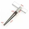 Metal Electric Drill Reamer 3-16mm T-type Hand Taper Reamer Woodworking Hole Opener Chamfering and Reamer Cutting Tool