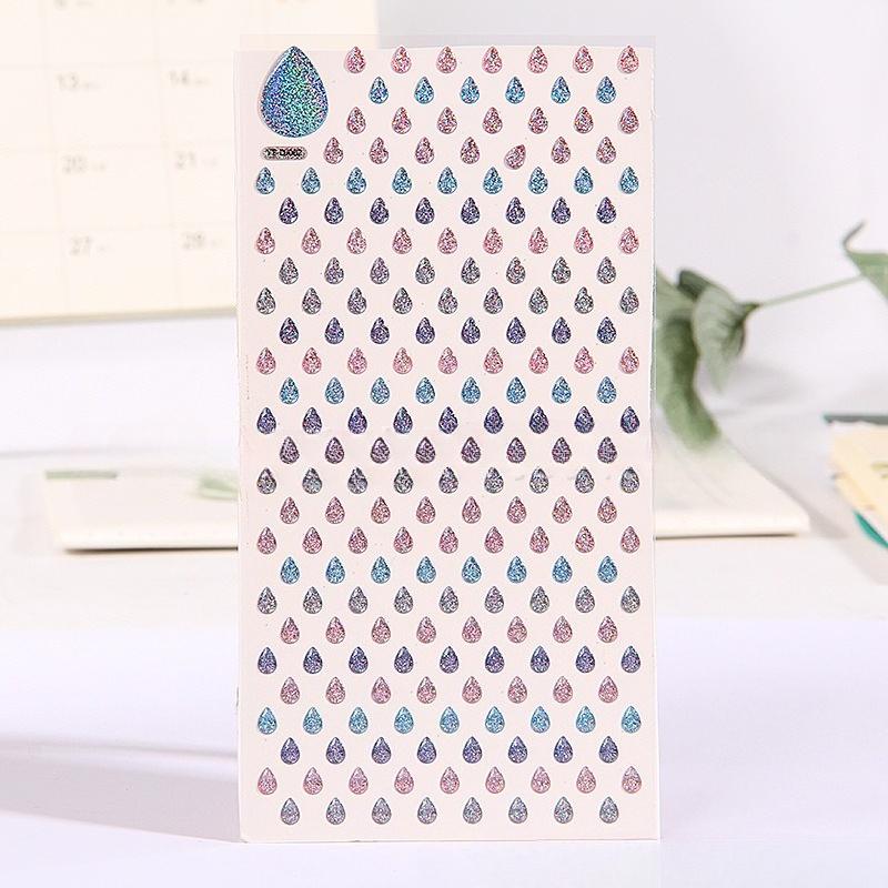 Crystal Love Star Sticker 3D Shiny Three-Dimensional Sticker Phone Notebook Diary DIY Decorative Scrapbook Sticker Girl Gift