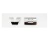 NEW ABS V6 V8 V12 logo Side rear trunk  emblem black silver logo sticker Decal Replacement for BMW DL8