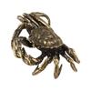 Латунные поделки Украшения в виде краба Цельное животное Чайный питомец Забавные миниатюры краба Настольный