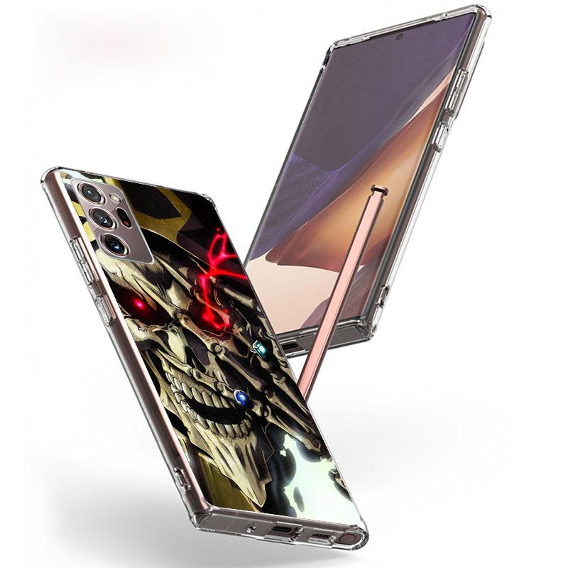 Чехол для телефона Аниме 'Повелитель' для Samsung Galaxy S24 S25 Edge S26 Ultra S23 S22 S21 Plus S20 FE + Чехол с персонализированной печатью Galaxy S2