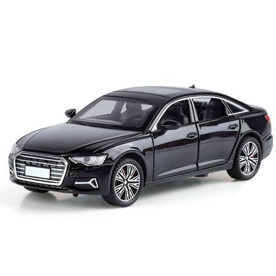 Масштаб 1/32 A6L Сплав Масштабная Модель Автомобиля Литой Металлический Миниатюрный Модель Автомобиля Звук и Свет Оттяни Назад Детская Игрушечная Машина Транспортные Средства Подарки