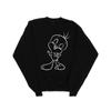 Looney Tunes Mens Tweety Pie Outline Sweatshirt