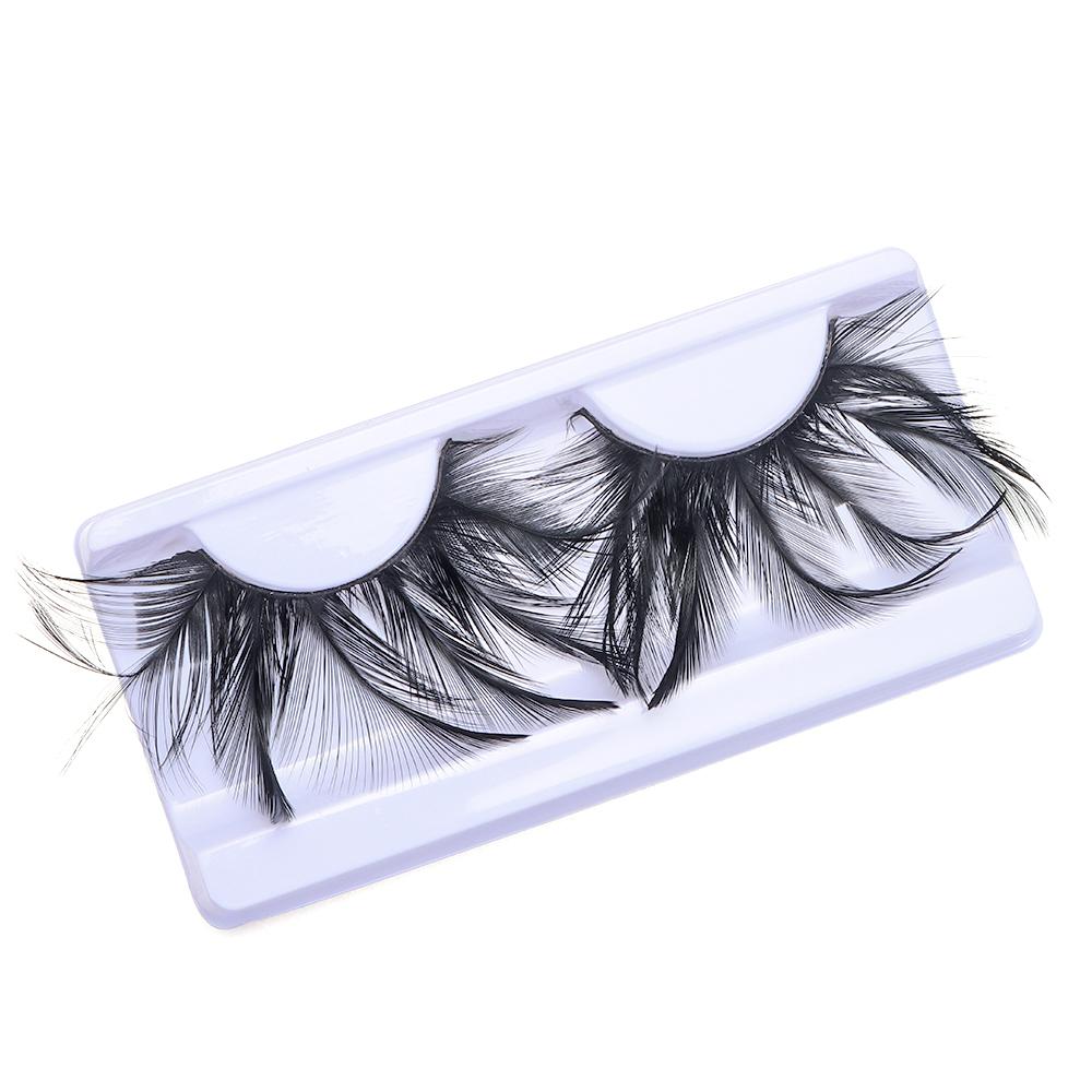 Extra Long Feather Eyelashes Feather False Lashes Halloween False Eyelashes Anime Cosplay