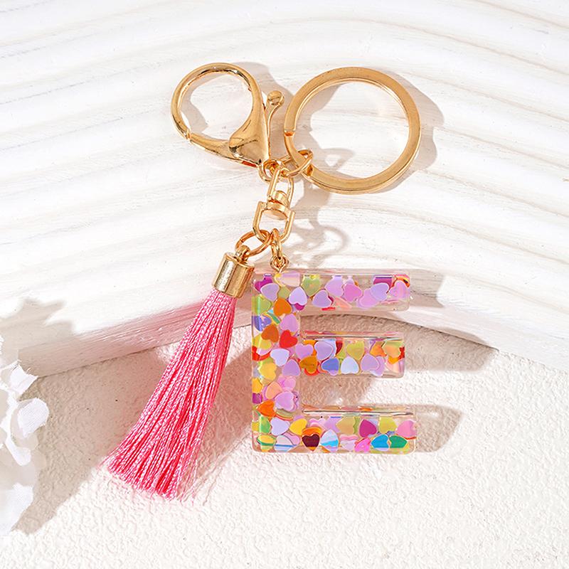 Брелок из смолы с буквами AZ 26, инициалами, бабочкой, кисточкой, подвеской, брелоком, изысканным украшением для рюкзака, аксессуарами, подарками