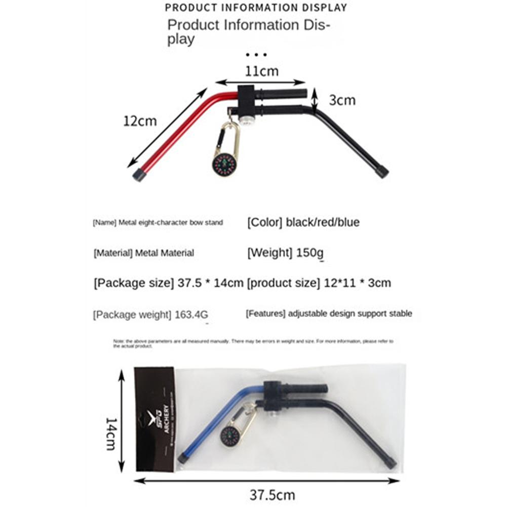 Portable Folding Bow Bracket With Buckle Adjustable Design Compound Bow Archery Equipment Accessories