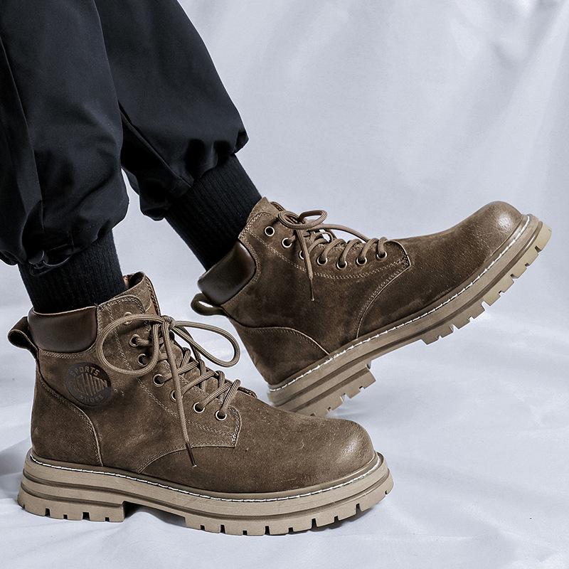 Ботинки Martin мужские осенние новые британские ветроподъемные не волновые оснастки ревеневые ботинки для спорта на открытом воздухе альпинистские ботинки 6516-R