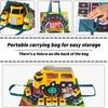 Toys Truck, Baby Toys Car Set with Play Mat/Storage Bag, 7 In 1 Construction Big Carrier Vehicle for Age 1-2 Boys Birthday Gifts for Kids Age 2-4