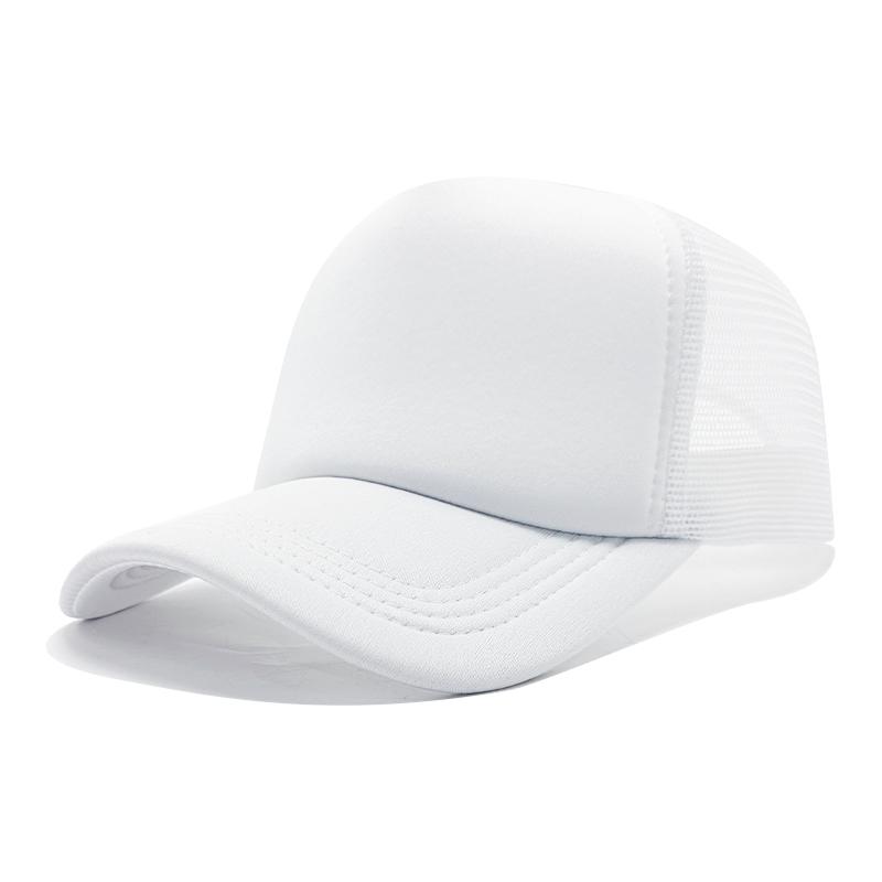 High Quality Custom 3D Embroidery Sublimation Print 5-Panel Trucker Mesh Cap Baseball Gorras Blank Foam Trucker Hat