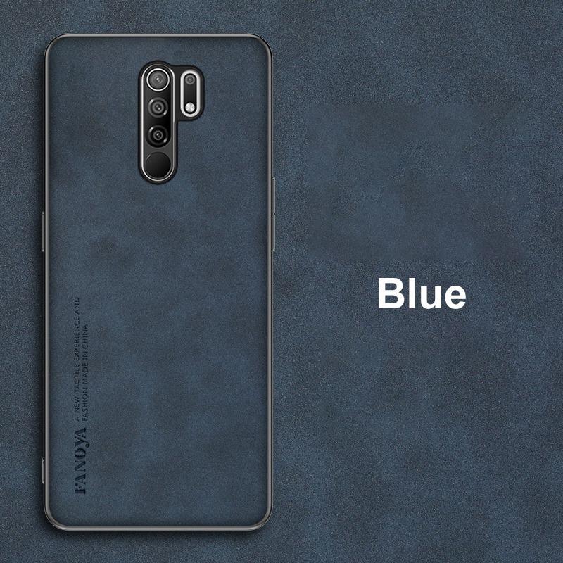 Роскошный чехол из искусственной ПУ кожи для Xiaomi Redmi 9, задняя крышка, матовая противоударная защита, силиконовый чехол для телефона для Redmi Note 8 Pro Redmi9