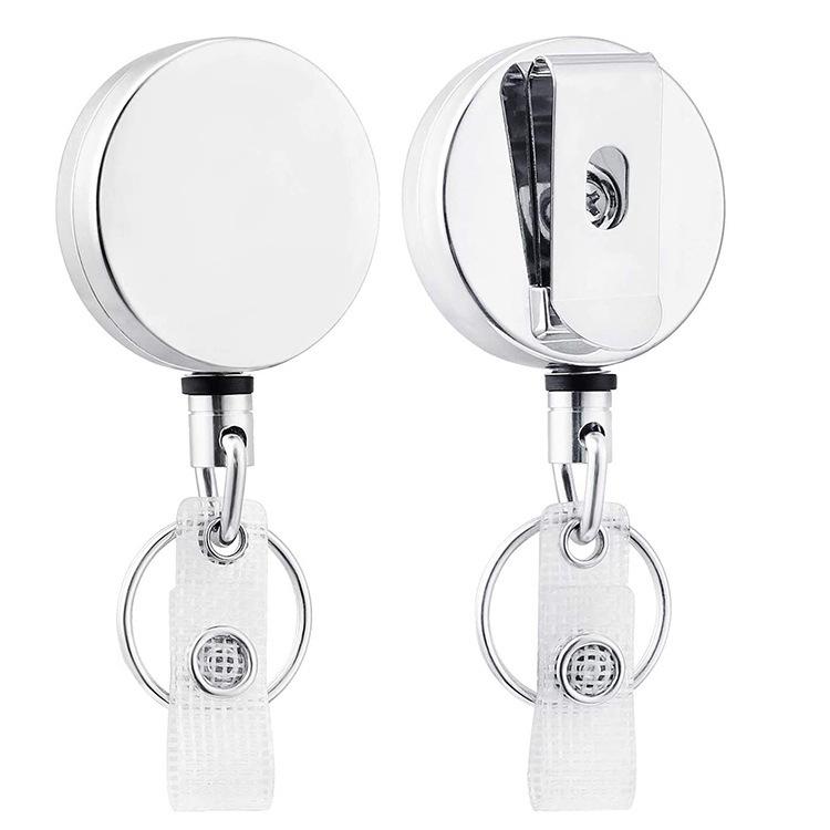 Новый продукт, противоугонные катушки для значков, зажим для ремня, катушки для значков, 70 см, выдвижная длина, инструменты для рыбалки на открытом воздухе, кемпинга, путешествий