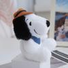 13cm Snoopy Plush Keychain Hat wearing Puppy Plush Toy Keychain Bag Charm gifts
