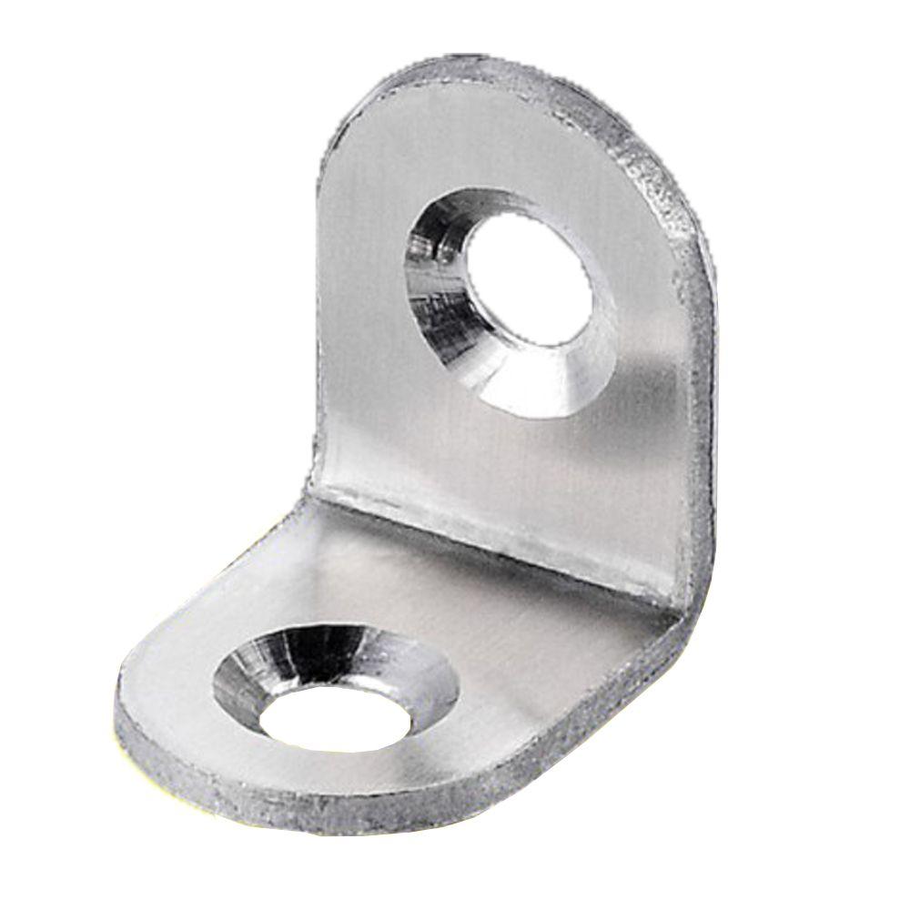 Стальной серебристый тон 90 градусов круглый конец металлический ремесленный угловой кронштейн декоративный угловой кронштейн мебель